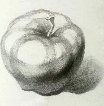 苹果的画法素描初级版素描苹果的画法及步骤视频